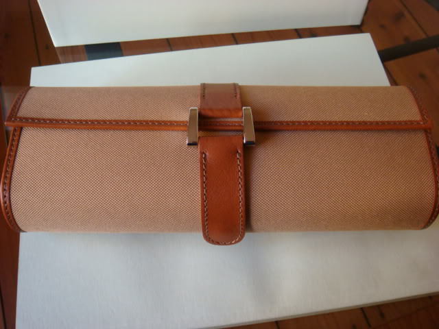Louis Vuitton Rare Monogram 3 Watch Case Travel Roll Hard 73lvs126