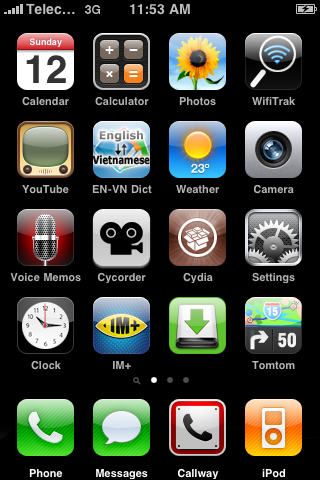 iphone 3g icon phone