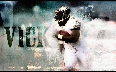 nfl wallpaper eagles. Eagles Michael Vick - NFL