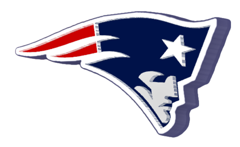 new england patriots logo  3d