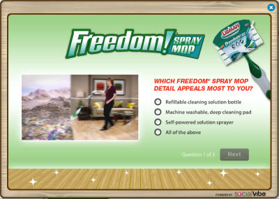 8321304 Sponsored Ad: 2 FREE Farm Cash from Freedom Spray Mop!