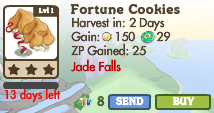 8521264  Limited Edition Jade Falls: Fortune Cookies, Sargent’s Cherry & Cistena Plum Tree!