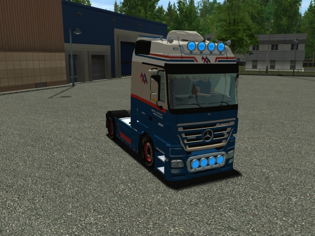 ets Mercedes Actros Mooy Logistics skin by Boy Won ETS TRUCK'S