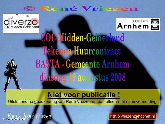 © René Vriezen 2008-08-19 #0000 COC-MG Tekenen Huurcontract BASTA dinsdag 19-08-2008