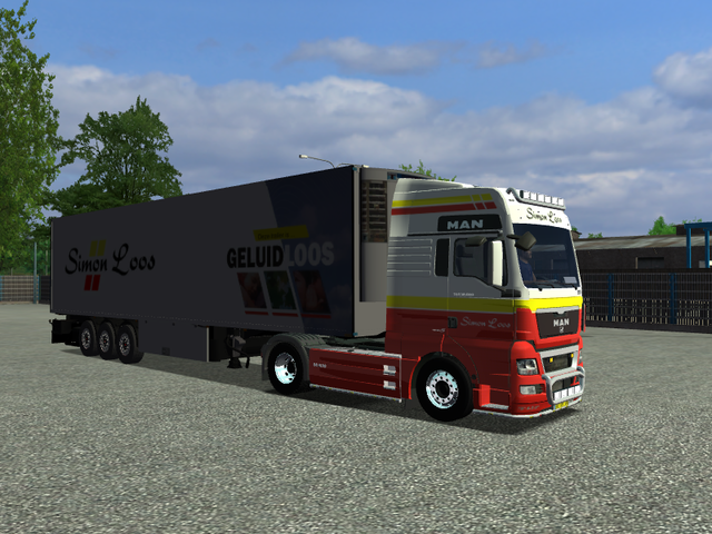 ets Man TGX + trailer SIMON LOOS by Frank Venema,F ETS COMBO'S