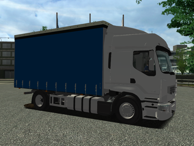 ets Renault Premium II  BDF + aanhanger by verv re ETS COMBO'S