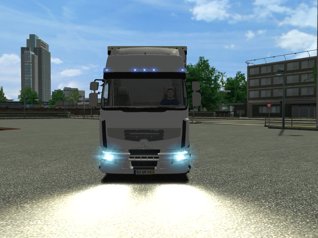 ets Renault Premium II BDF + aanhanger by verv ren ETS COMBO'S