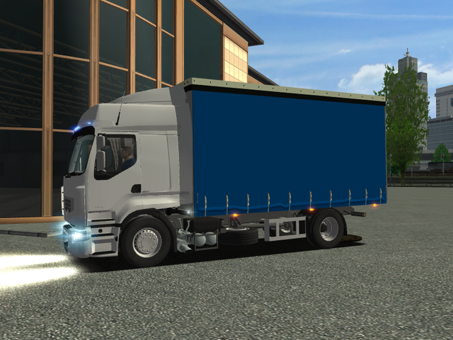 ets Renault Premium II BDF + aanhanger by verv ren ETS COMBO'S