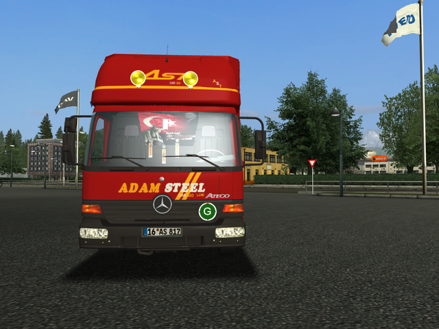 gts Mercedes Atego 817 BDF ADAM STEEL by RockweLL  GTS TRUCK'S