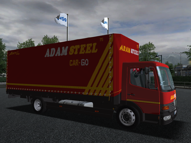 gts Mercedes Atego 817 Lowcab ADAM STEEL by  verv  GTS TRUCK'S