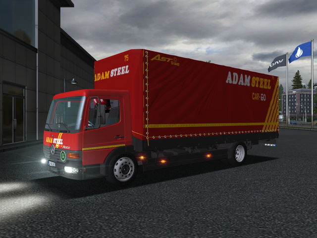 gts Mercedes Atego 817 Lowcab ADAM STEEL by verv m GTS TRUCK'S