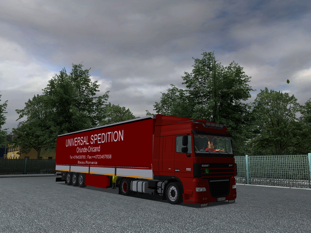 gts Daf XF 105 + trailer Schmitz by Sorin verv daf GTS COMBO'S