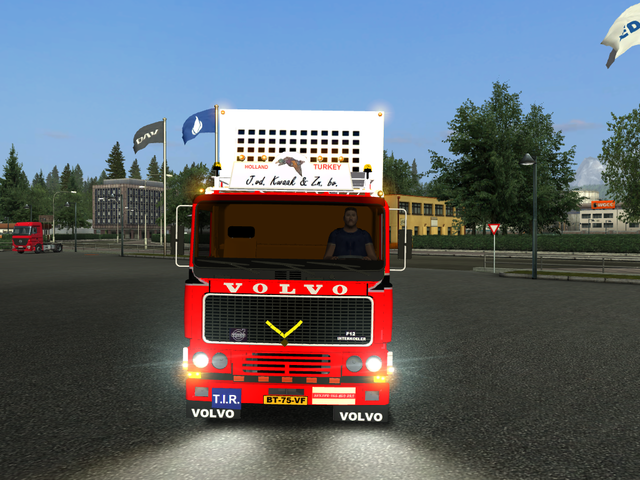 gts Volvo F12 BDF + tandem vd Kwaak by verv renaul GTS COMBO'S