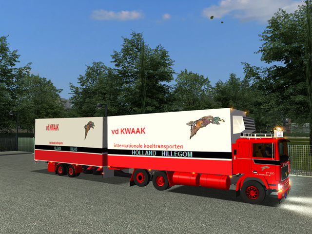 gts Volvo F12 BDF + tandem vd Kwaak by verv renaul GTS COMBO'S