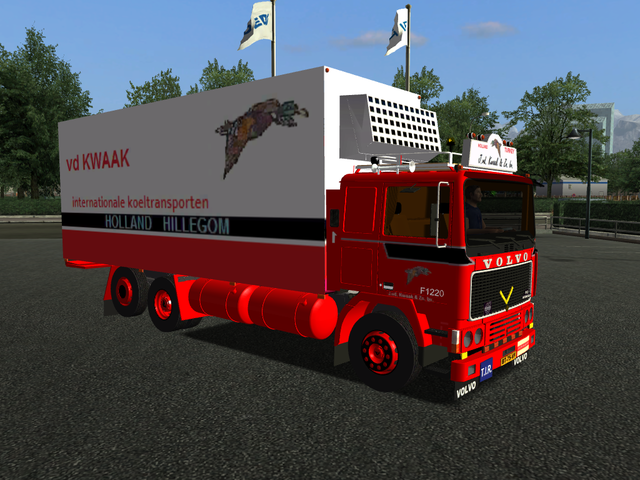 gts Volvo F12 BDF + tandem vd Kwaak by verv renaul GTS COMBO'S