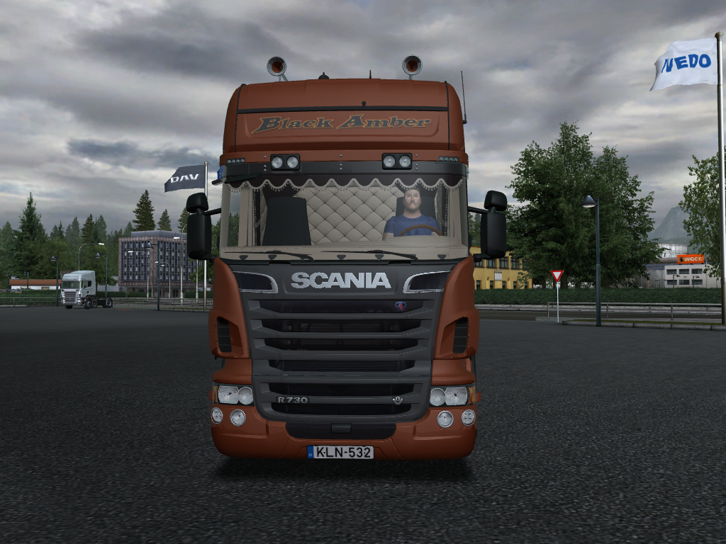 Scania r560 Black Amber