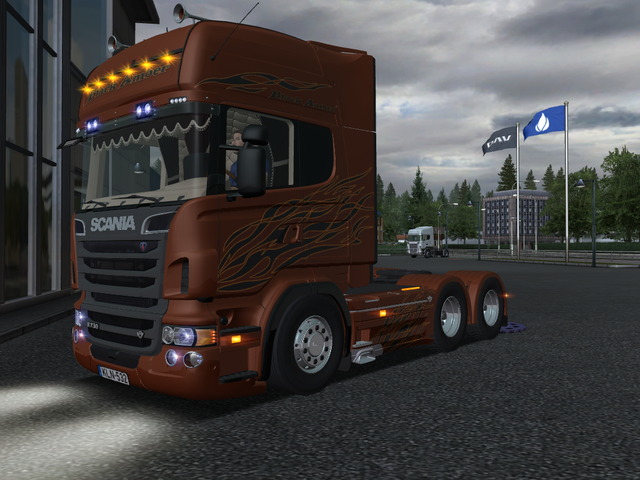 gts Scania R730 V8 6x4 + interieur by Anaheim,Neri GTS TRUCK'S