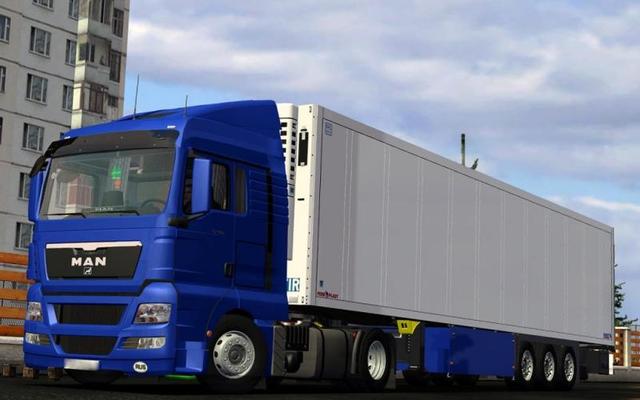 ets Man TGX + Schmitz trailer by Danz verv sc A re ETS COMBO'S