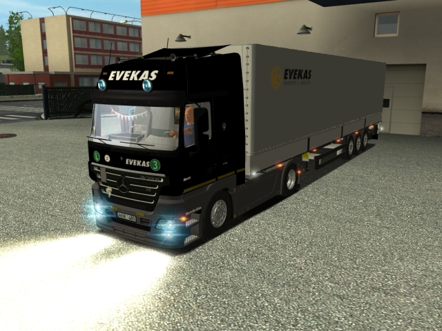 ets Mercedes Actros 1841 MP4 + schmitz cargobull t ETS COMBO'S