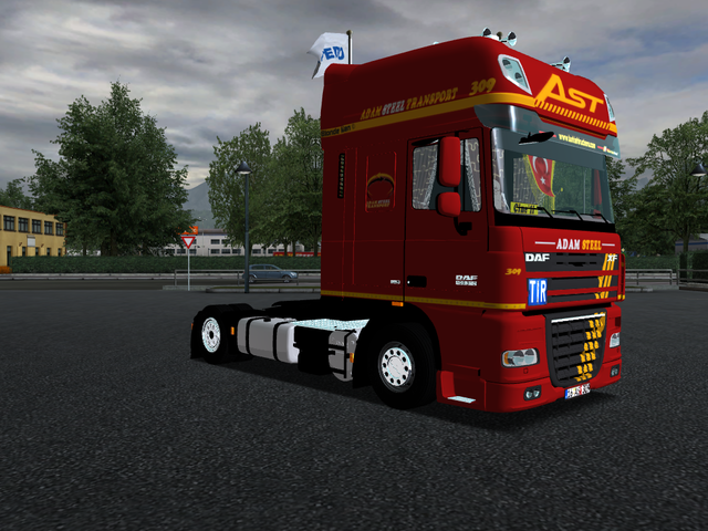 gts Daf XF 105 Mega + int AdamSteel by RockweLL pa GTS COMBO'S