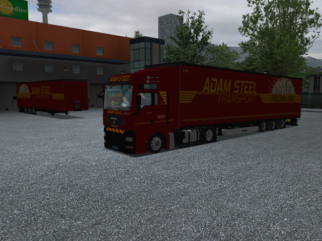 gts Man Tga XXL + int + Krone trailer AdamSteel by GTS COMBO'S