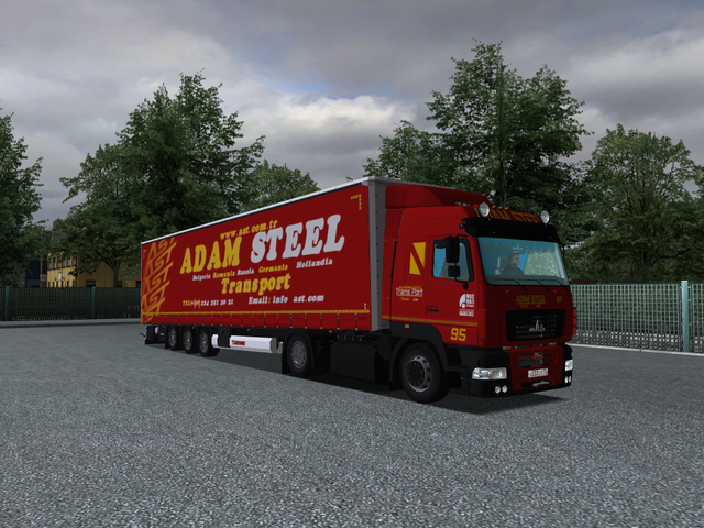 gts Maz + int + Krone trailer AdamSteel by RockweL GTS COMBO'S