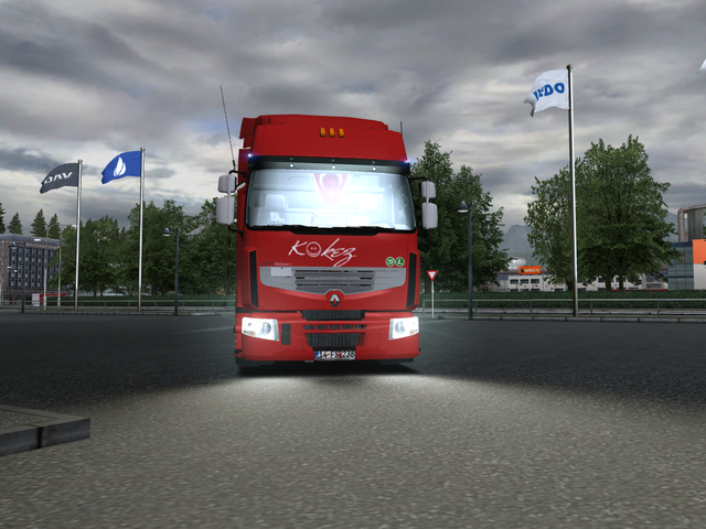 gts Renault Premium II DXI 450 + Krone trailer KOK GTS COMBO'S