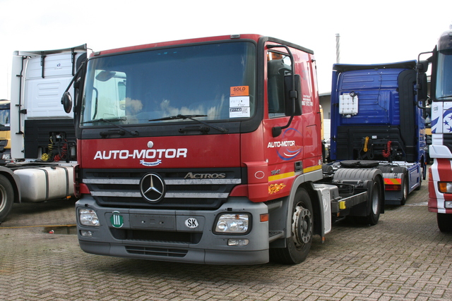 mb actros auto motor kleyn bb donateurs uitje kleyn trucks