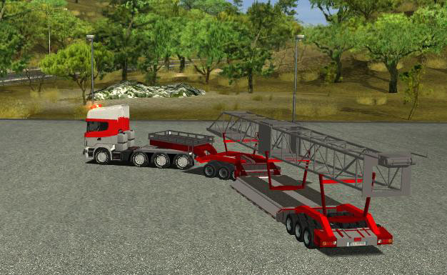 ets Convoy exceptionnel derrick6 -  ETS & GTS