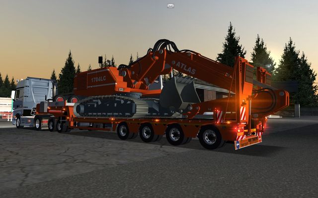 gts Excavator ATLAS 1704 LC by Casper1 verv goosen GTS TRAILERS