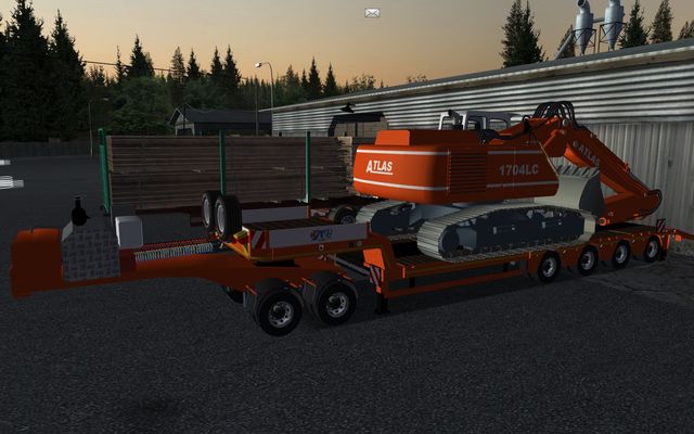 gts Excavator ATLAS 1704 LC by Casper1 verv goosen GTS TRAILERS