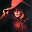 Woman In A Red Hat (Oil on ... - Woman In A Red Hat Painting