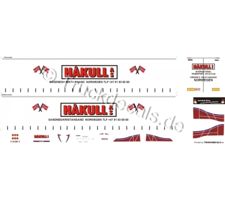 decals trailer HAKULL  Diversen