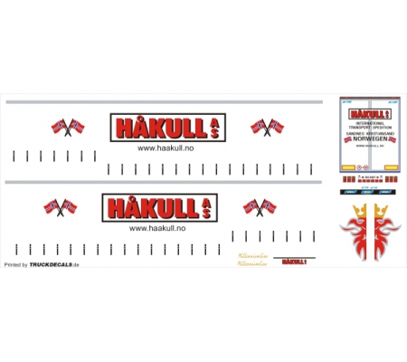 decals trailer HAKULL 1 Diversen