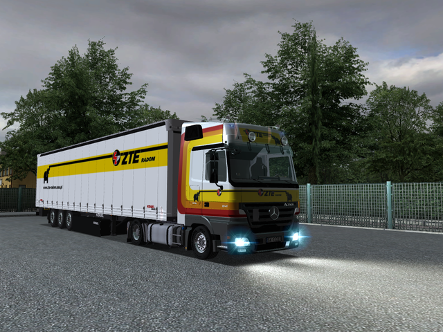 gts Mercedes Actros Mega 1841 + Kogel Maxx ZTE Rad GTS COMBO'S