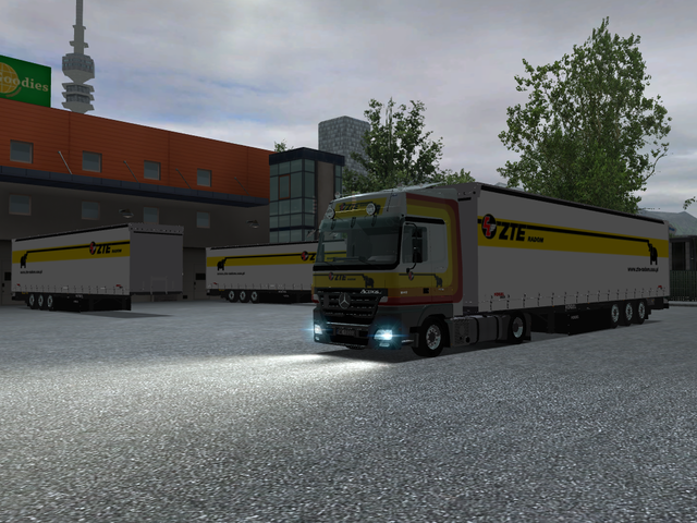 gts Mercedes Actros Mega 1841 + Kogel Maxx ZTE Rad GTS COMBO'S