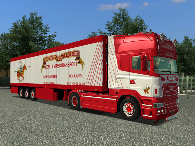 gts Scania R + trailer FRANK de RIDDER by verv sc  GTS COMBO'S