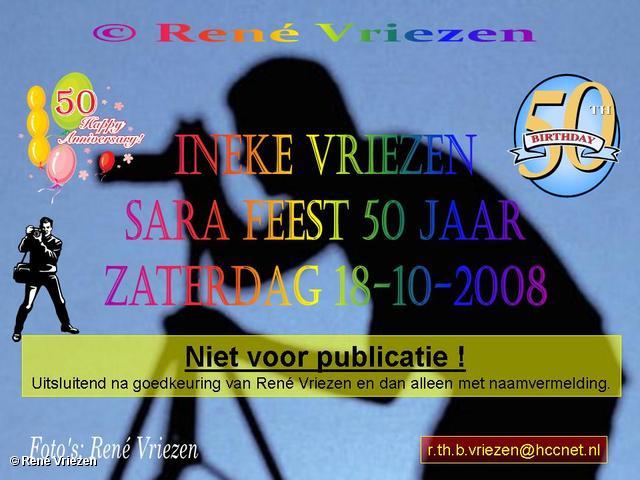 © René Vriezen 2008-10-18 #0000 Sara - Ineke 50 jaar Feest zaterdag 18 oktober 2008