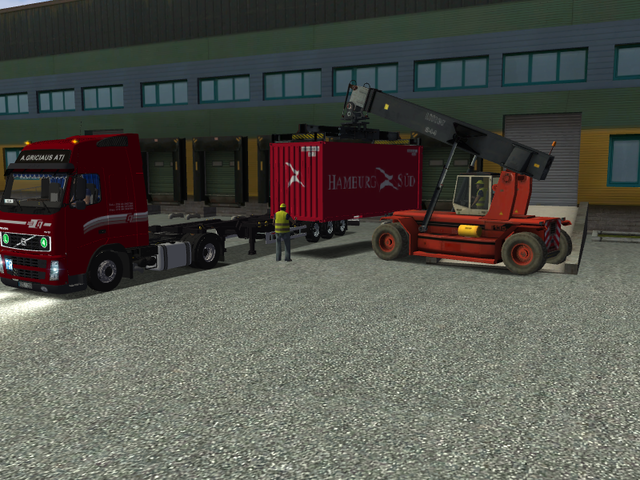 ets Volvo Fh12 + Schmitz S.K.O. trailer A ETS COMBO'S