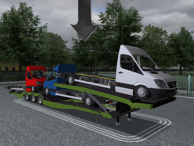 gts Matrix Logistic Mb Sprinter by RockweLL verv r GTS TRAILERS