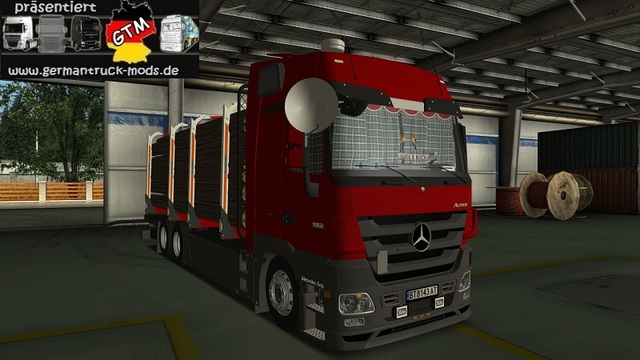 gts Mercedes Actros BDF 6x4 houtvervoer by Syncron GTS TRUCK'S