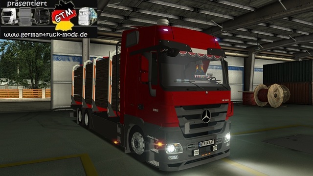 gts Mercedes Actros BDF 6x4 houtvervoer by Syncron GTS TRUCK'S