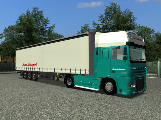 gts Daf XF105 + Kogel trailer Heinz-Schauperl verv GTS COMBO'S