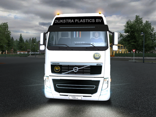 gts Volvo FH16 580 + Ekeri trailer DIJKSTRA Plasti GTS COMBO'S