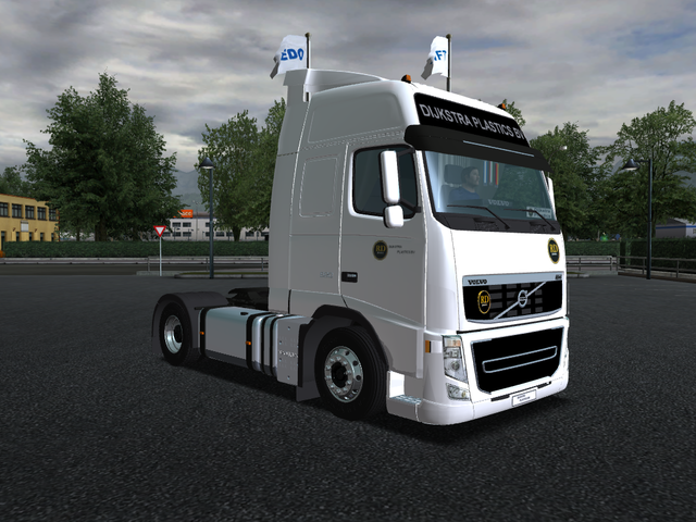 gts Volvo FH16 580 + Ekeri trailer DIJKSTRA Plasti GTS COMBO'S