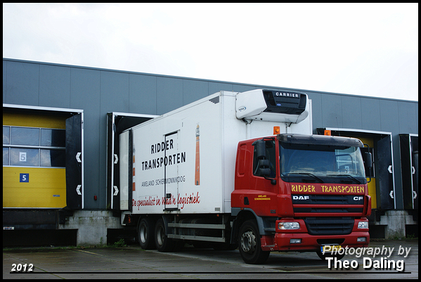 Ridder & de Vries Transporten - Nes  BN-LG-15 Daf 2012