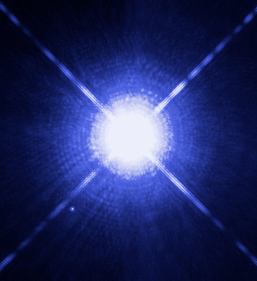 Sirius A and B Hubble photo - 