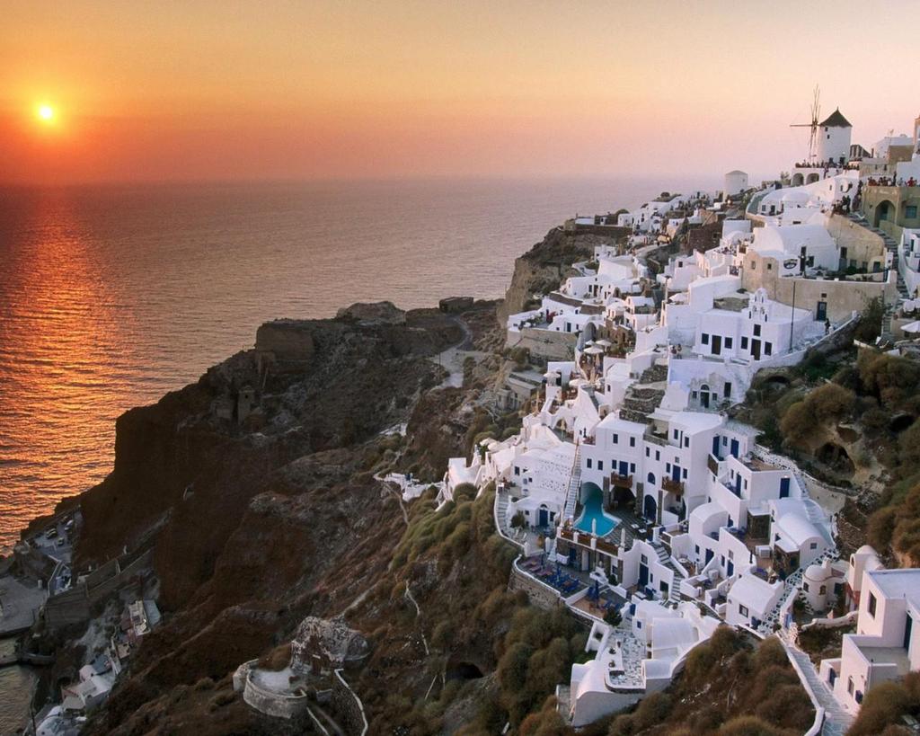 6.Sunset on the Santorini Island-Greece - 