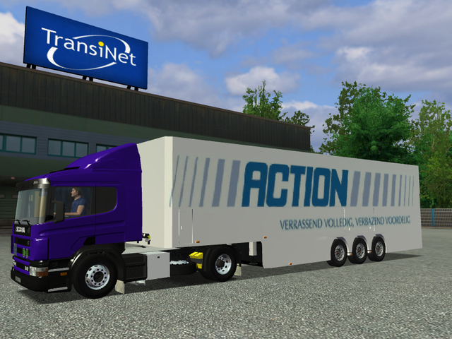 ets Scania P340 + Jumbo Action Trailer 1 ETS COMBO'S