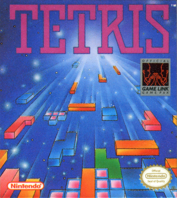 tetris art skewed to edges random junks